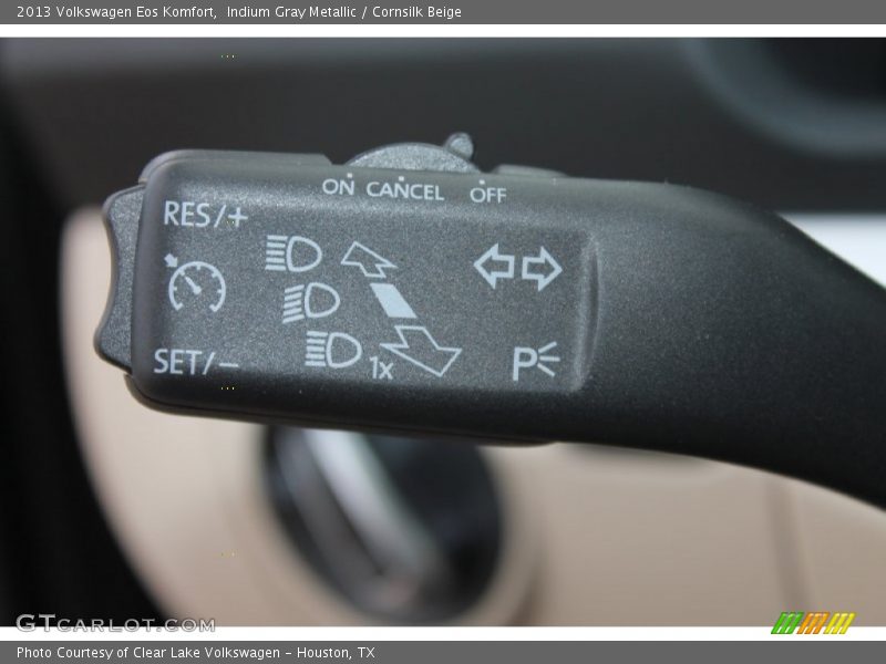 Indium Gray Metallic / Cornsilk Beige 2013 Volkswagen Eos Komfort