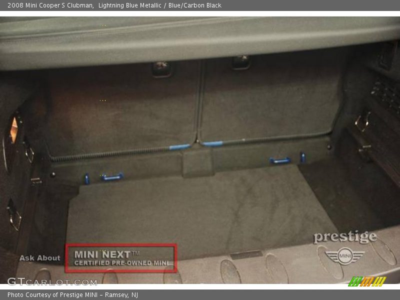 Lightning Blue Metallic / Blue/Carbon Black 2008 Mini Cooper S Clubman