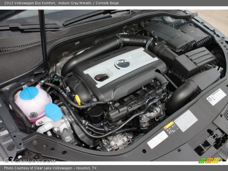 Indium Gray Metallic / Cornsilk Beige 2013 Volkswagen Eos Komfort