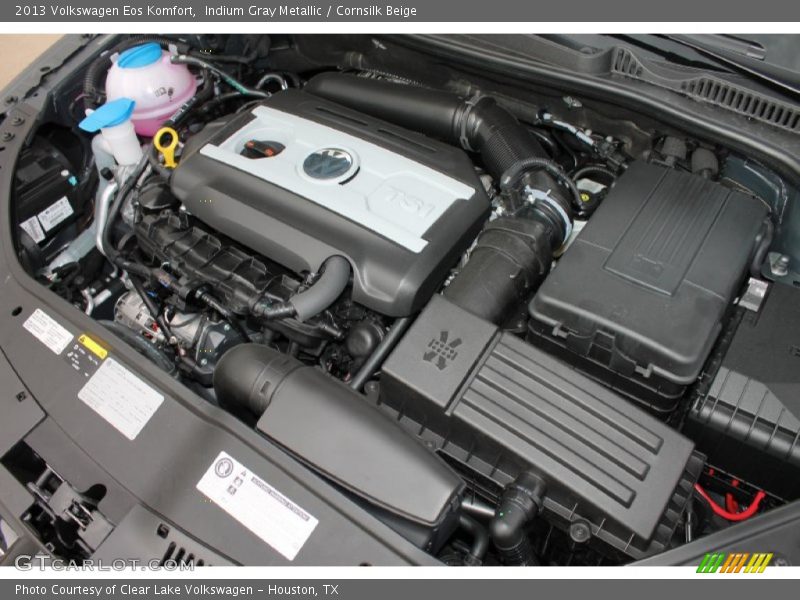 Indium Gray Metallic / Cornsilk Beige 2013 Volkswagen Eos Komfort