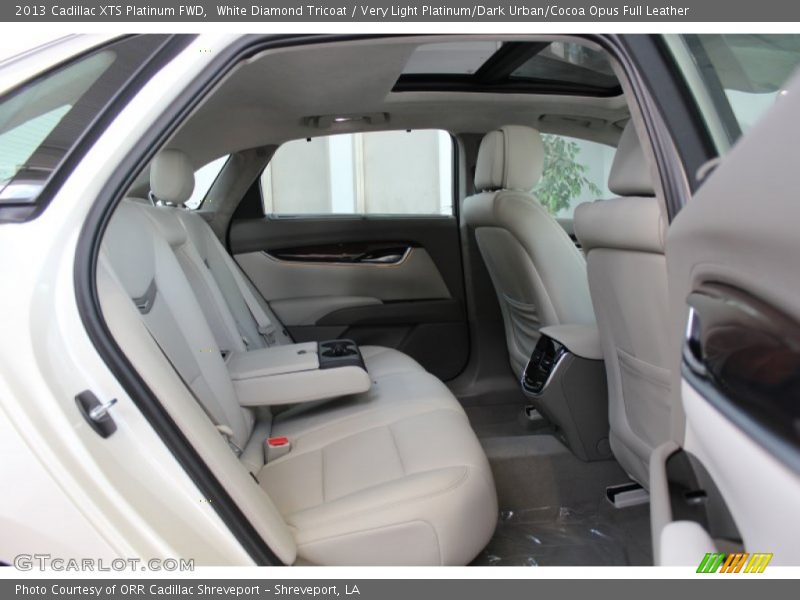 White Diamond Tricoat / Very Light Platinum/Dark Urban/Cocoa Opus Full Leather 2013 Cadillac XTS Platinum FWD