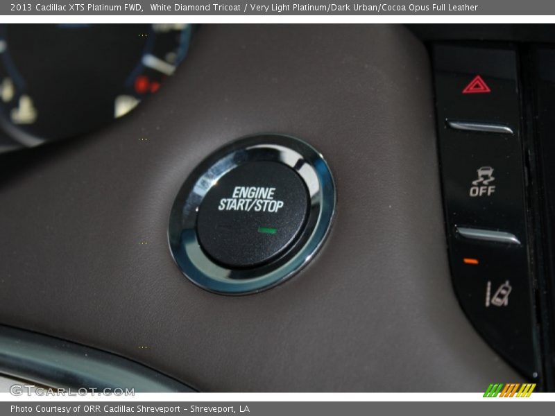 White Diamond Tricoat / Very Light Platinum/Dark Urban/Cocoa Opus Full Leather 2013 Cadillac XTS Platinum FWD