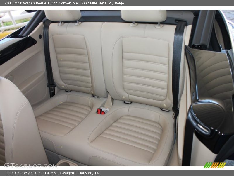 Reef Blue Metallic / Beige 2013 Volkswagen Beetle Turbo Convertible