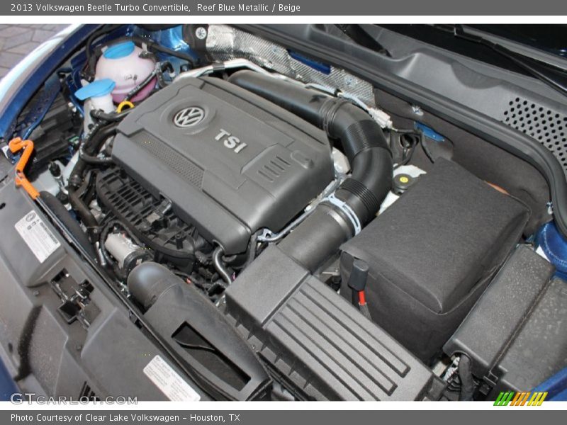 Reef Blue Metallic / Beige 2013 Volkswagen Beetle Turbo Convertible