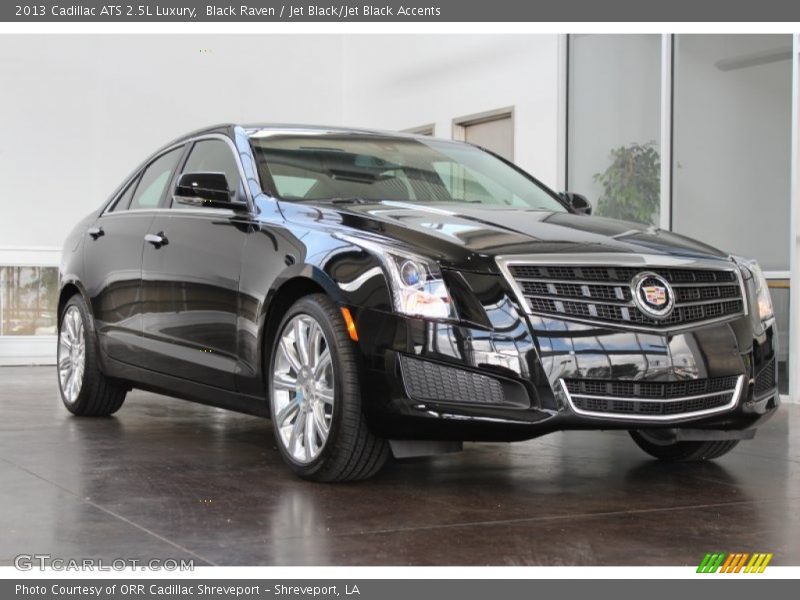 Black Raven / Jet Black/Jet Black Accents 2013 Cadillac ATS 2.5L Luxury