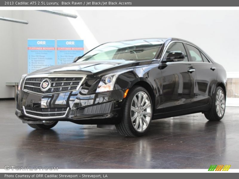 Black Raven / Jet Black/Jet Black Accents 2013 Cadillac ATS 2.5L Luxury
