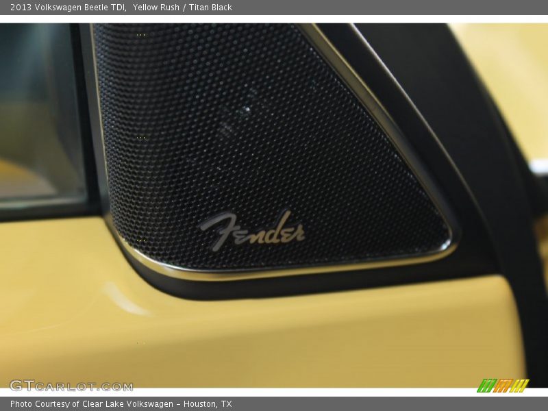 Yellow Rush / Titan Black 2013 Volkswagen Beetle TDI