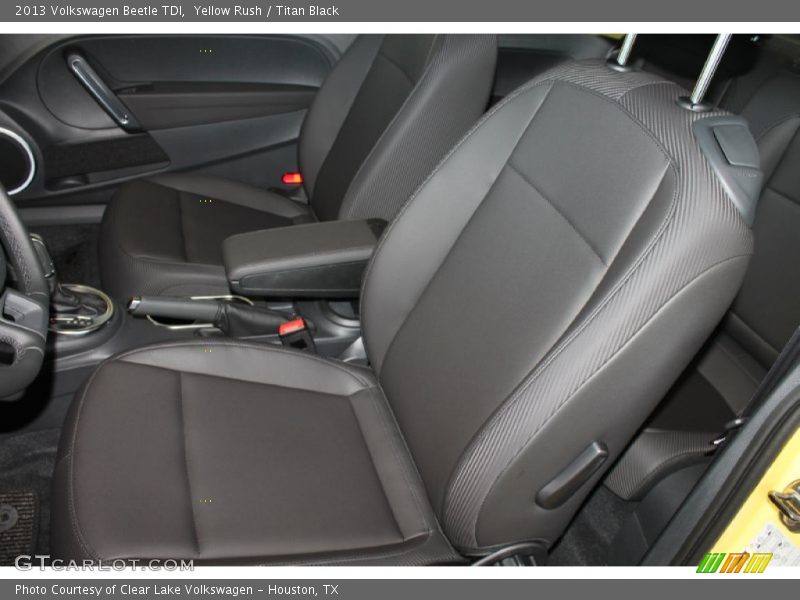Yellow Rush / Titan Black 2013 Volkswagen Beetle TDI