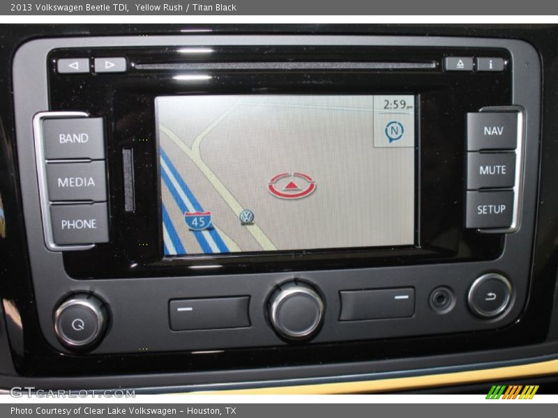 Yellow Rush / Titan Black 2013 Volkswagen Beetle TDI