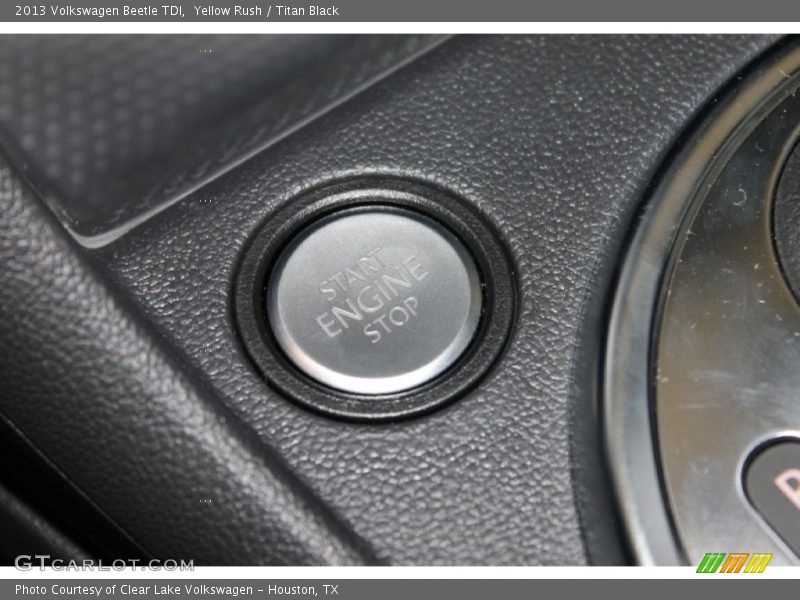 Yellow Rush / Titan Black 2013 Volkswagen Beetle TDI