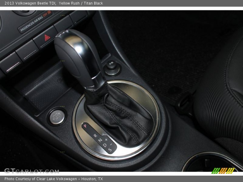 Yellow Rush / Titan Black 2013 Volkswagen Beetle TDI