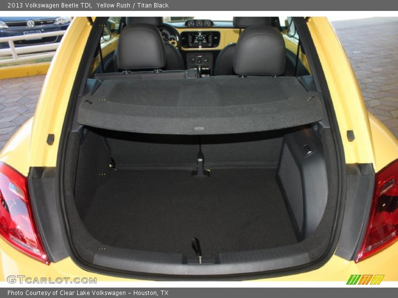 Yellow Rush / Titan Black 2013 Volkswagen Beetle TDI