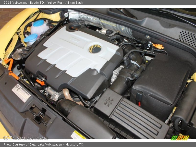 Yellow Rush / Titan Black 2013 Volkswagen Beetle TDI