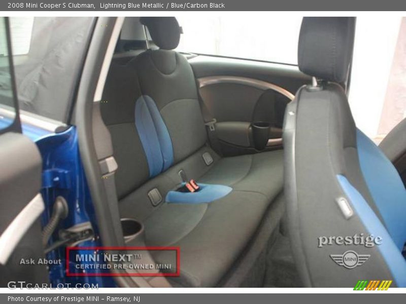 Lightning Blue Metallic / Blue/Carbon Black 2008 Mini Cooper S Clubman
