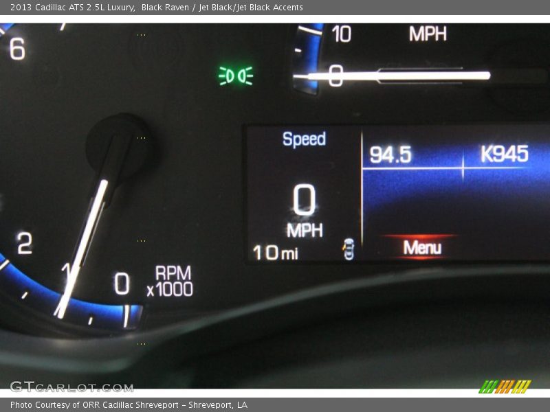 Black Raven / Jet Black/Jet Black Accents 2013 Cadillac ATS 2.5L Luxury