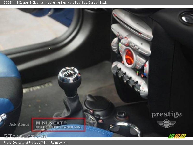 Lightning Blue Metallic / Blue/Carbon Black 2008 Mini Cooper S Clubman