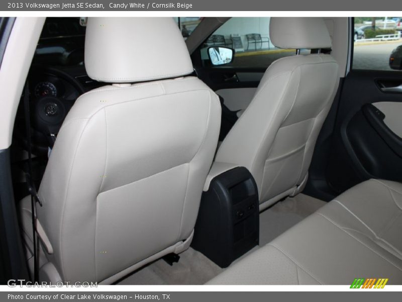 Candy White / Cornsilk Beige 2013 Volkswagen Jetta SE Sedan