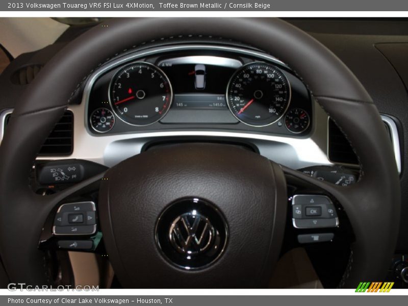 Toffee Brown Metallic / Cornsilk Beige 2013 Volkswagen Touareg VR6 FSI Lux 4XMotion