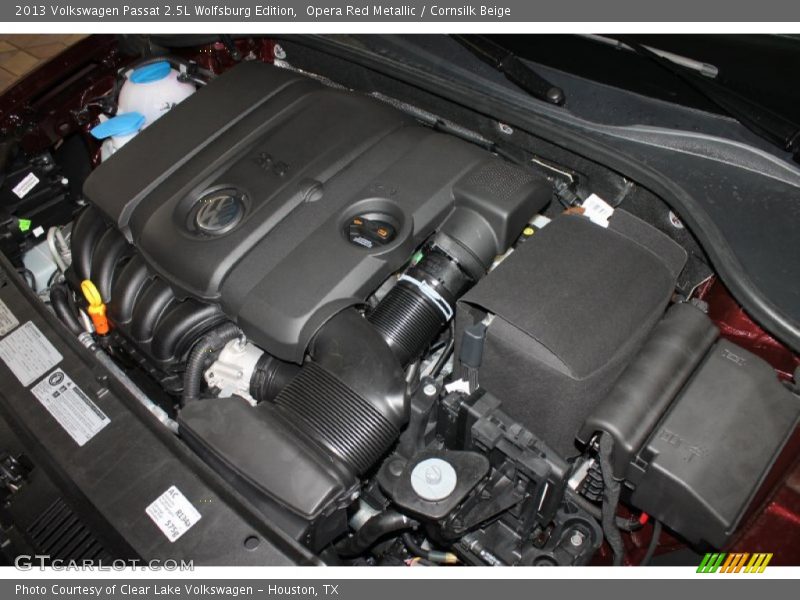  2013 Passat 2.5L Wolfsburg Edition Engine - 2.5 Liter DOHC 20-Valve 5 Cylinder