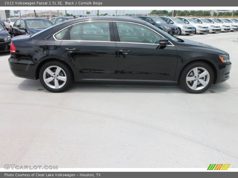 Black / Cornsilk Beige 2013 Volkswagen Passat 2.5L SE