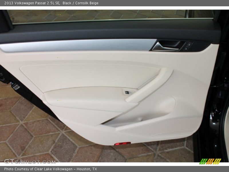 Black / Cornsilk Beige 2013 Volkswagen Passat 2.5L SE
