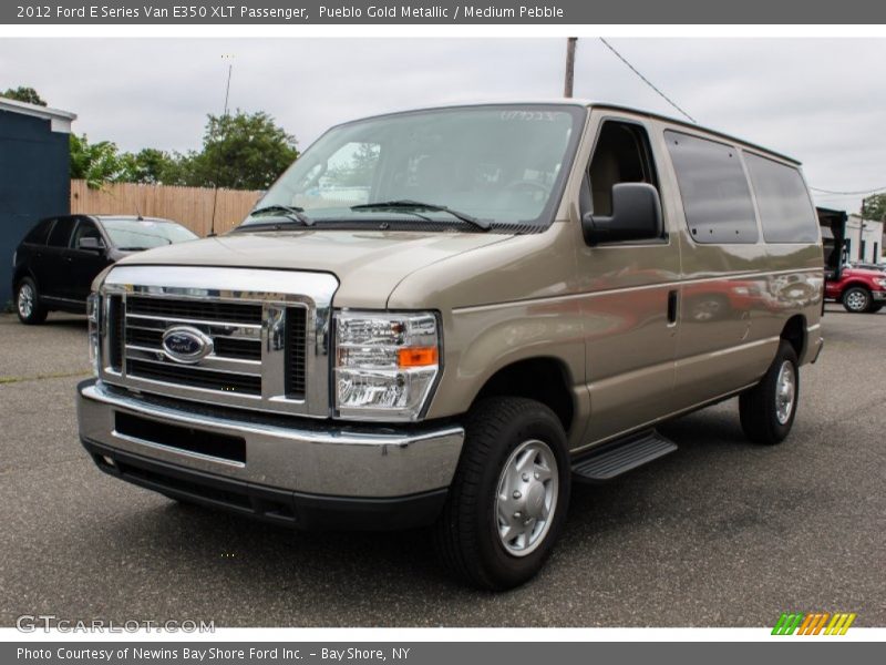 Pueblo Gold Metallic / Medium Pebble 2012 Ford E Series Van E350 XLT Passenger