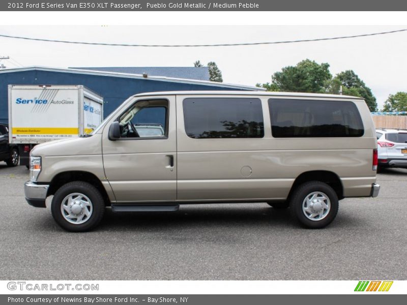 Pueblo Gold Metallic / Medium Pebble 2012 Ford E Series Van E350 XLT Passenger