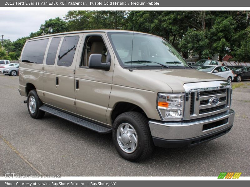 Pueblo Gold Metallic / Medium Pebble 2012 Ford E Series Van E350 XLT Passenger