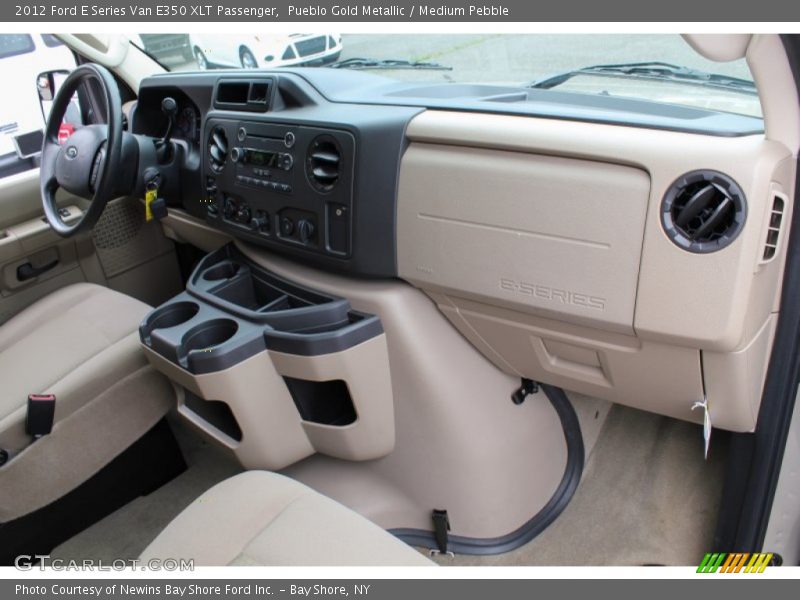 Pueblo Gold Metallic / Medium Pebble 2012 Ford E Series Van E350 XLT Passenger