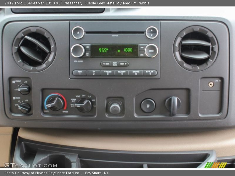 Pueblo Gold Metallic / Medium Pebble 2012 Ford E Series Van E350 XLT Passenger
