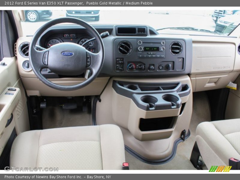 Pueblo Gold Metallic / Medium Pebble 2012 Ford E Series Van E350 XLT Passenger