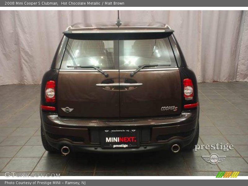 Hot Chocolate Metallic / Malt Brown 2008 Mini Cooper S Clubman