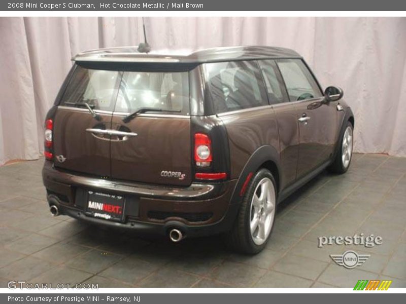 Hot Chocolate Metallic / Malt Brown 2008 Mini Cooper S Clubman