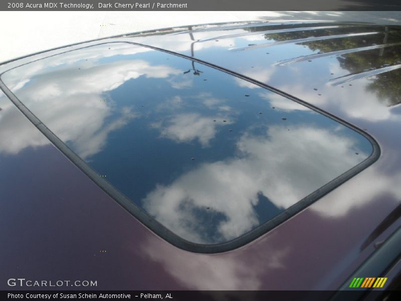 Dark Cherry Pearl / Parchment 2008 Acura MDX Technology