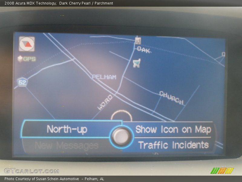 Dark Cherry Pearl / Parchment 2008 Acura MDX Technology
