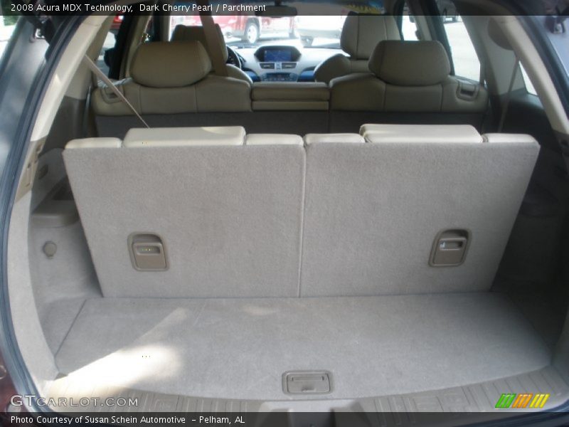 Dark Cherry Pearl / Parchment 2008 Acura MDX Technology