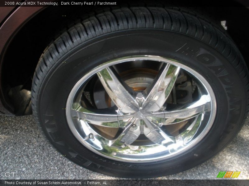 Dark Cherry Pearl / Parchment 2008 Acura MDX Technology