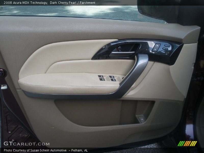 Dark Cherry Pearl / Parchment 2008 Acura MDX Technology
