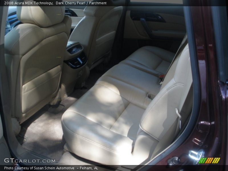 Dark Cherry Pearl / Parchment 2008 Acura MDX Technology