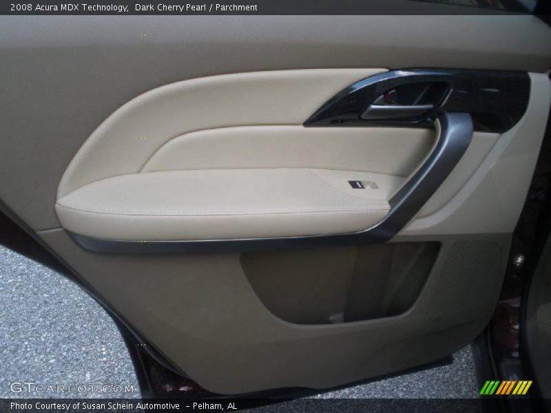 Dark Cherry Pearl / Parchment 2008 Acura MDX Technology