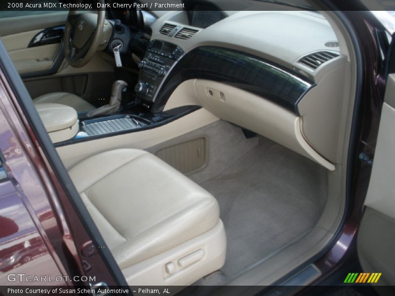 Dark Cherry Pearl / Parchment 2008 Acura MDX Technology