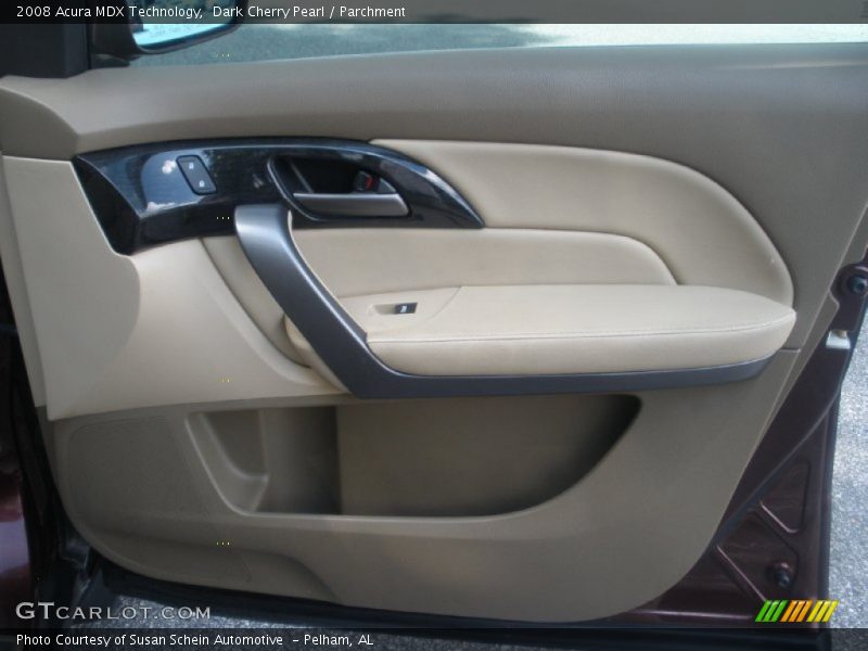 Dark Cherry Pearl / Parchment 2008 Acura MDX Technology