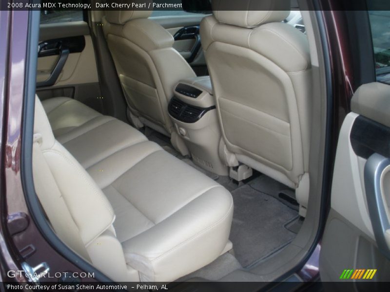Dark Cherry Pearl / Parchment 2008 Acura MDX Technology