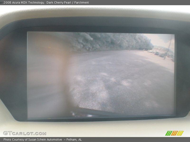 Dark Cherry Pearl / Parchment 2008 Acura MDX Technology