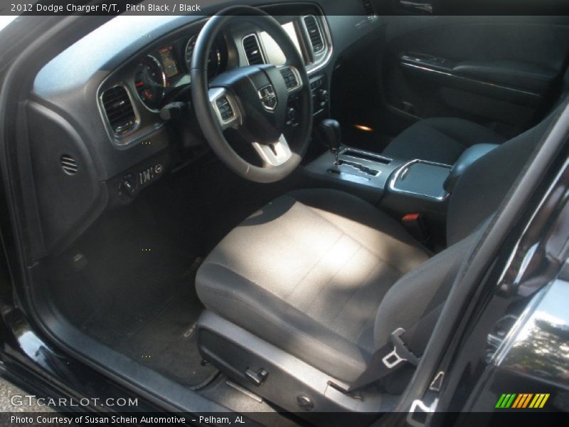 Pitch Black / Black 2012 Dodge Charger R/T