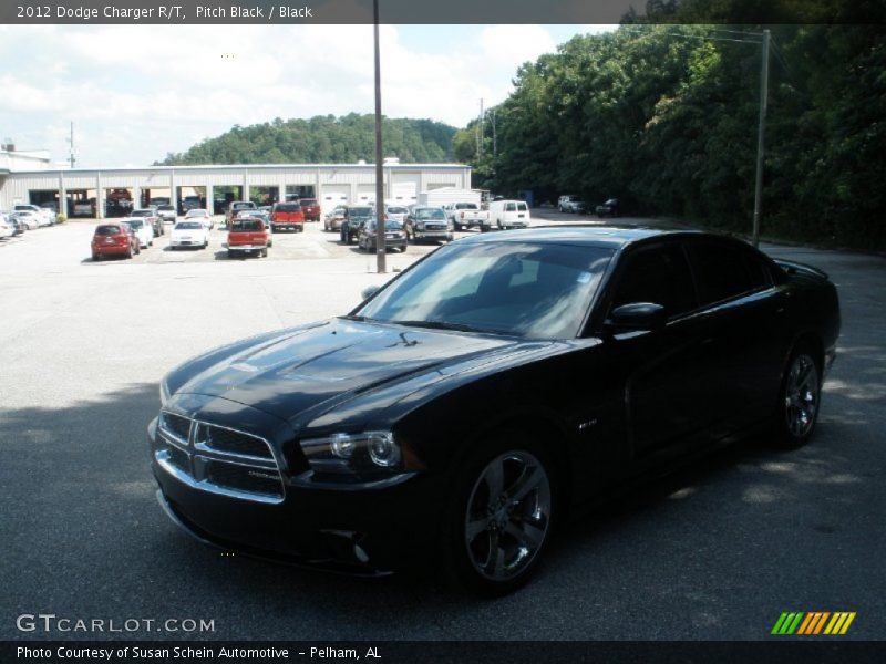 Pitch Black / Black 2012 Dodge Charger R/T