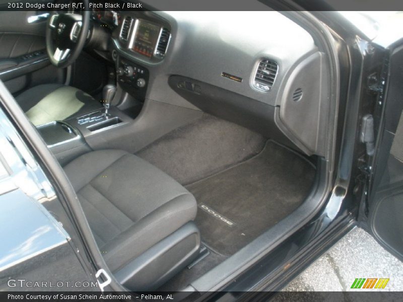 Pitch Black / Black 2012 Dodge Charger R/T