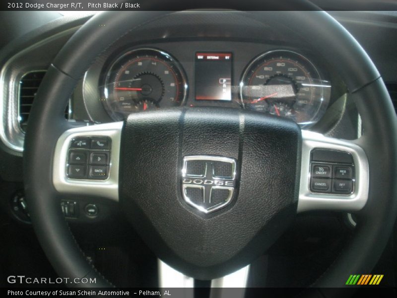 Pitch Black / Black 2012 Dodge Charger R/T