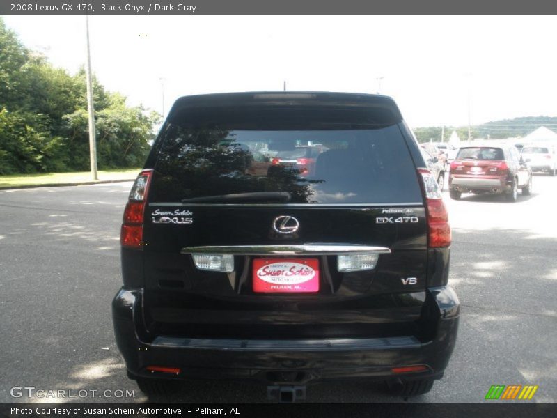 Black Onyx / Dark Gray 2008 Lexus GX 470