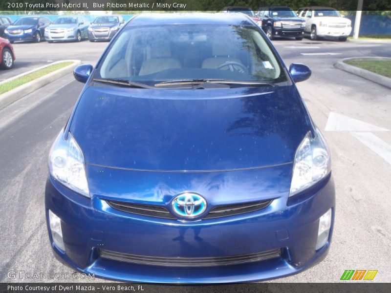Blue Ribbon Metallic / Misty Gray 2010 Toyota Prius Hybrid III